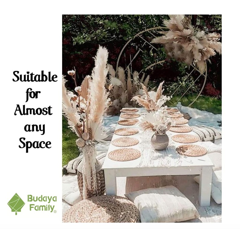 XXL Round Braided Seagrass Placemats Set of 4