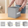 artsdi 11x11 storage cube bins (Set of 10) Foldable Fabric
