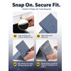 ZOBUU Clear Glitter Case for MacBook Neo 13-inch 2026 A3404,