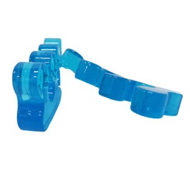 Un par de dedos azules para yoga y separador de dedos de los pies para detener el dolor de pies y aumentar el rendimiento atlético, One Pair