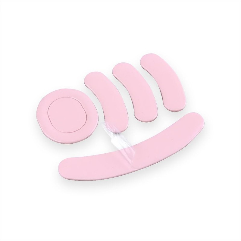 HUYUN 2sets Pink Rounded Curved Edges Mouse Feet Skates Replacement