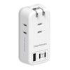 Kashimura AC-065 Power Strip with USB 3 AC Outlets +