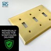Rio Salto MIDSIZE BRASS Light Switch Plate Outlet Cover Wall