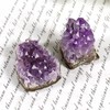 Soulnioi Natural Amethyst Crystal Cluster Irrgular Stone Purple Quartz Geode