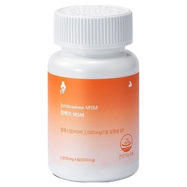Jambaeki MSM 60.6g, 60 tablets, 1 unit / 잠백이 MSM 60.6g, 60정, 1개