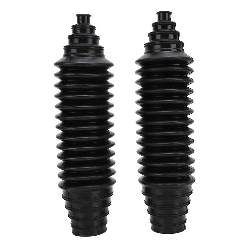 1 Pair Front Steering Bellows Abrasion Resistant Rubber Steering Gear