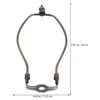 OSALADI Lamp Shade Harps Holder, 8 inch Horn Frame Lampshade
