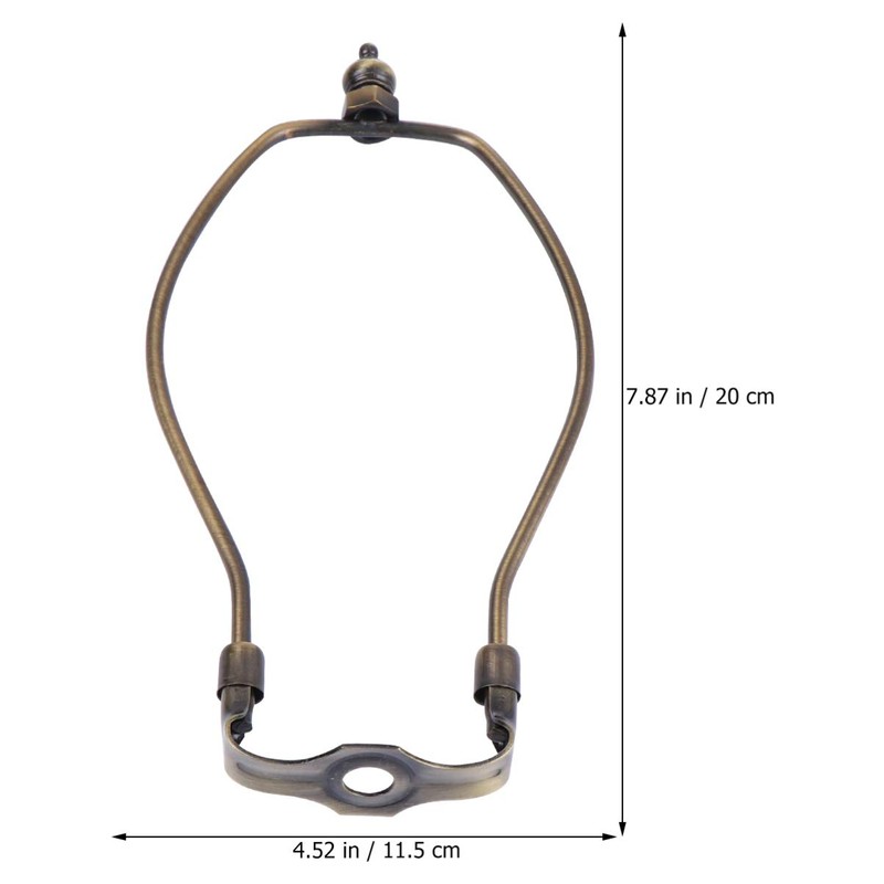 OSALADI Lamp Shade Harps Holder, 8 inch Horn Frame Lampshade