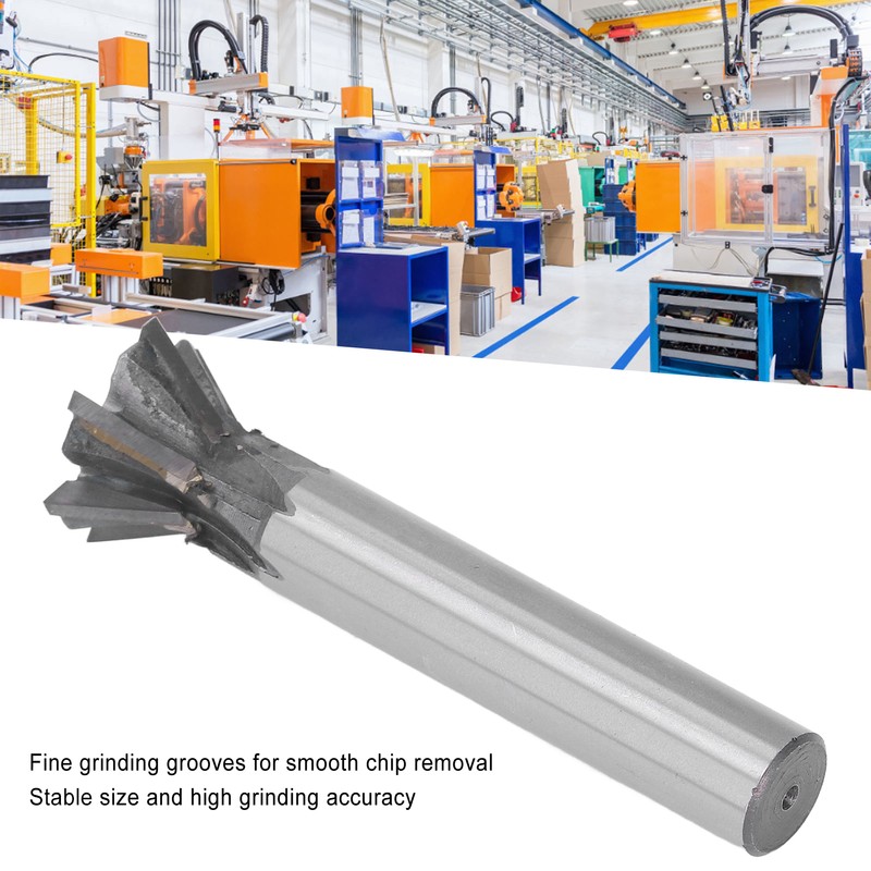 30mm 60 Degree Dovetail Cutter 6 Flute Carbide Slotting Milling
