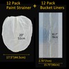 Belinlen Paint Strainer 5 Gallon White Fine Mesh Paint Filter