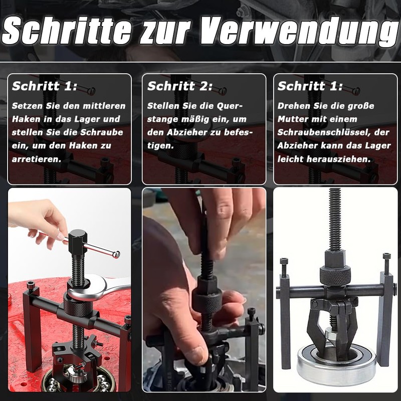 Tyafzzn Bearing Puller, Inner Bearing Puller, Puller Tool, Puller 3