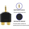 AYMBH Gold-Plated 3.5mm Male Stereo Jack to 2 RCA Female