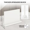 THMINS White Magnetic Knife Holder, Double-Sided Magnetic Knife Block Universal