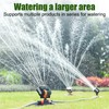 Mini Turbo Oscillating Lawn Sprinkler 16 Nozzles, Garden Sprinkler with
