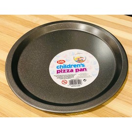 MAXPERKX Pizza Tray Dish Non Stick Carbon Steel Round Oven Pizza Pan Bake Kids Children Baking Diameter 20cm Black Carbon Steel Easy Clean Lightweight