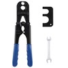 Flytuo 1/2" & 3/4" Combo PEX Crimping Tool for Copper