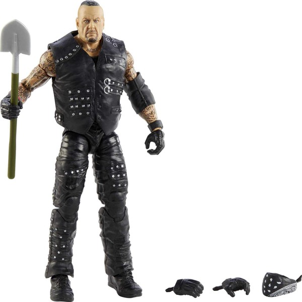WWE MATTEL Undertaker Elite Collection Action Figure, 6-in/15.24-cm Posable Collectible Gift for WWE MATTEL Fans Ages 8 Years Old & Up
