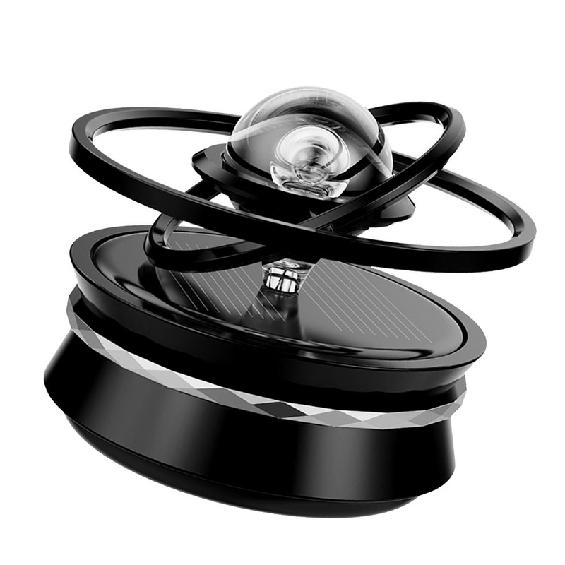 Car Aromatherapy Solar Energy Suspended Crystal Ball Rotating Car Aroma