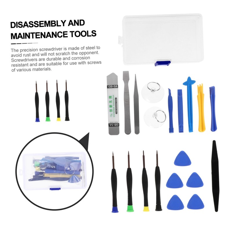Operitacx 21-in-1 Cell Tool Kit Compatible Watch Electronic Screwdriver Set