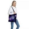 chaqlin Galaxy Wolf Canvas Shopping Bag Cotton Shopping Bag Shoulder