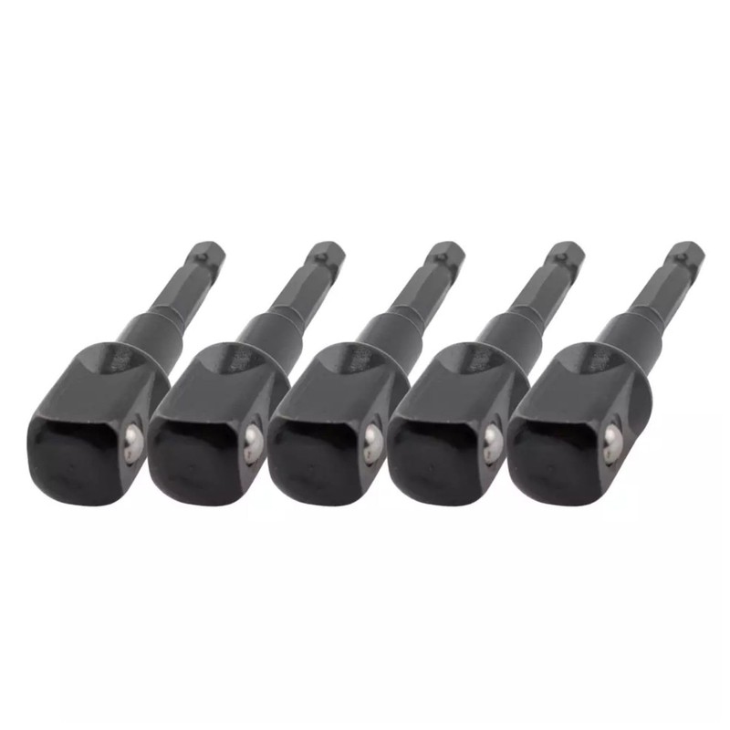 5pcs Heavy Duty Impact Grade Drill Extension Adapter 1/4" Inch