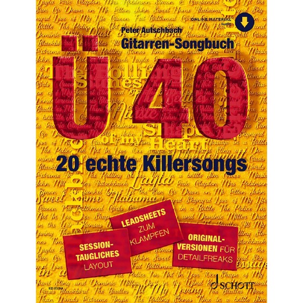Gitarren-Songbuch Ü40: 20 echte Killersongs - sessiontaugliches Layout - Leadsheets