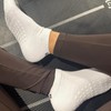 PILA Plain Best Low Grip Sock - Color: White