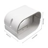 QUEMARQUE Mini Split Line Set Cover, 5" 17Ft Air Conditioner