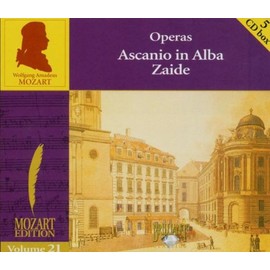 Mozart Edition, Vol. 21: Opern "Ascanio in Alba" "Zaide"