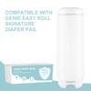 Diaper Pail Refills Bags with 30 Bags Compatible with Genie