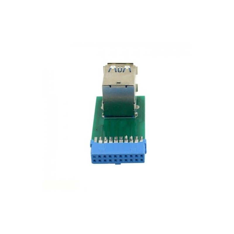 JSER Vertical Dual USB 3.0 A Type Female to Motherboard