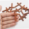 Operitacx 200 Pcs Wood Pendant Supplies Charms Bracelets Wooden Small