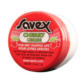 Savex Lip Balm, Moisturizes and Soothes, Cherry - 0.25 oz (Pack of 16)