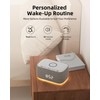 EZVALO Alarm Clock with Wireless Charger,Multifunctional Digital Clock Radio with