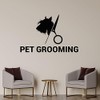 Vinyl Wall Decal Care Pet Grooming Pets Beauty Salon Scissors
