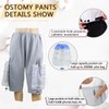 Siomlana Unisex Incontinence Care Trousers,Urinary Drainage Trouser,Catheter Pant,Fistula Pants,Ostomy Drainage