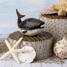 Primitives by Kathy Medium Blue Whale Home Décor Sitter