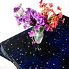 4 PCS Space Tablecloth Starry Night Tablecloth, 54"*108" Space Galaxy