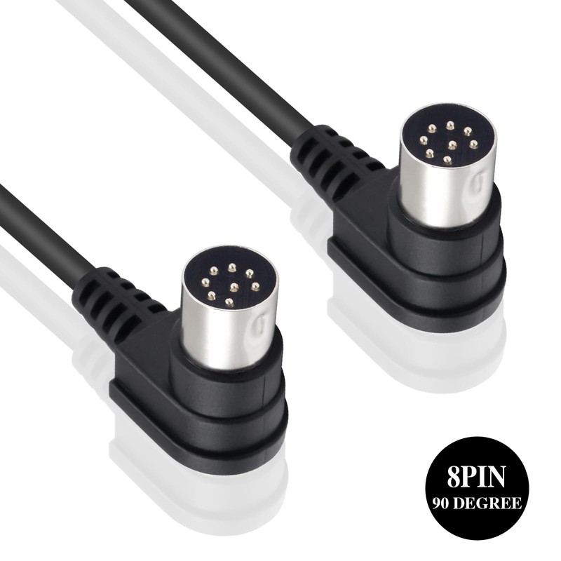 Poyiccot DIN 8 Pin Cable, DIN 8 Pin Male to