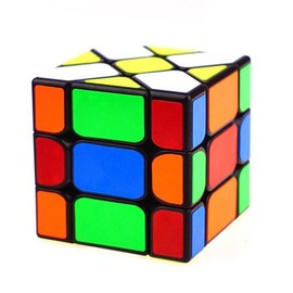OJIN Yongjun YJ Fischer Yileng V2 Cube 3 x 3 x 3 Shape Mod Twisty Puzzle Brain Teaser Puzzle (Black)