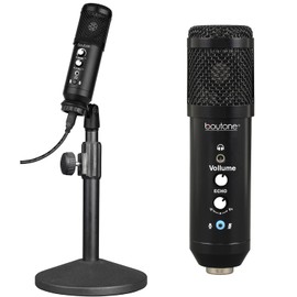 Boytone BT-78SM, Professional Cardioid Studio Recording Mic 25mm Diaphragm USB Microphone Streaming Vocal Recording, Podcasting Condenser Microphone for PC and Mac, Quality Sound, Plug & Play