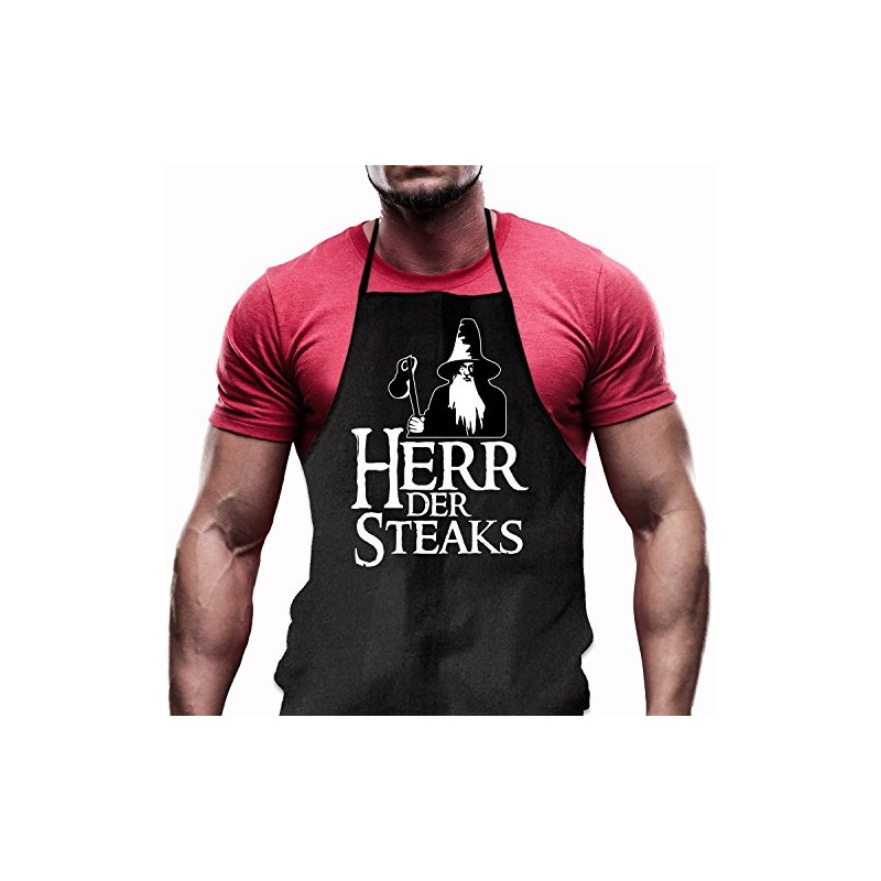 Shirtoo Barbecue Apron Lord of the Steaks Funny Gift for