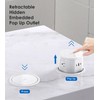 ANNQUAN 4.75" Pop Up Outlet with 65W USB-C,15W Wireless Charger,4