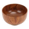 Wood Soup Bowl Unique Texture Exquisite Smoothly Round Wooden Bowl