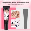 Newly Upgraded Quick Drying 10g Semi Solid Nail Glue with