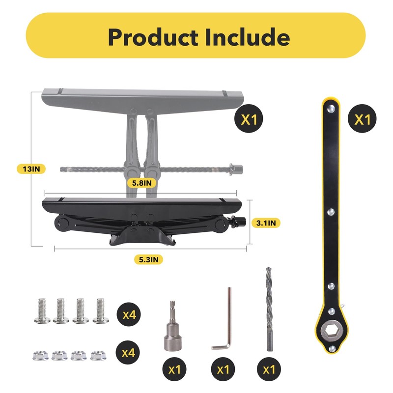 Adjustable Height rv Step stabilizer, RV Step Stabilizer Kit for