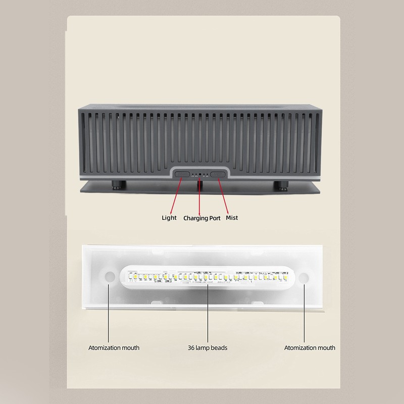 200ml Flame Aromatherapy Diffuser Humidifier Fine Mist Efficient Create Warm