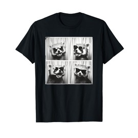 Red Panda With Sunglasses Retro Nature Zoo Animal Photobooth T-Shirt