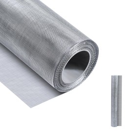 304 Stainless Steel Woven Screen Mesh Roll for Home, Garden and Farm. Window or Door Filter, Guards Against Pests Like Mice, Snakes, and Rodents. Easy to Cut and Install (40 mesh 24×118in)