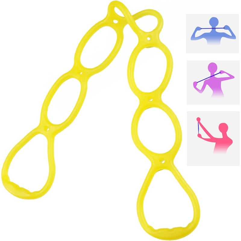 7 Ring Stretch Resistance Exercise Band, BetterJonny Workout Bands Arm